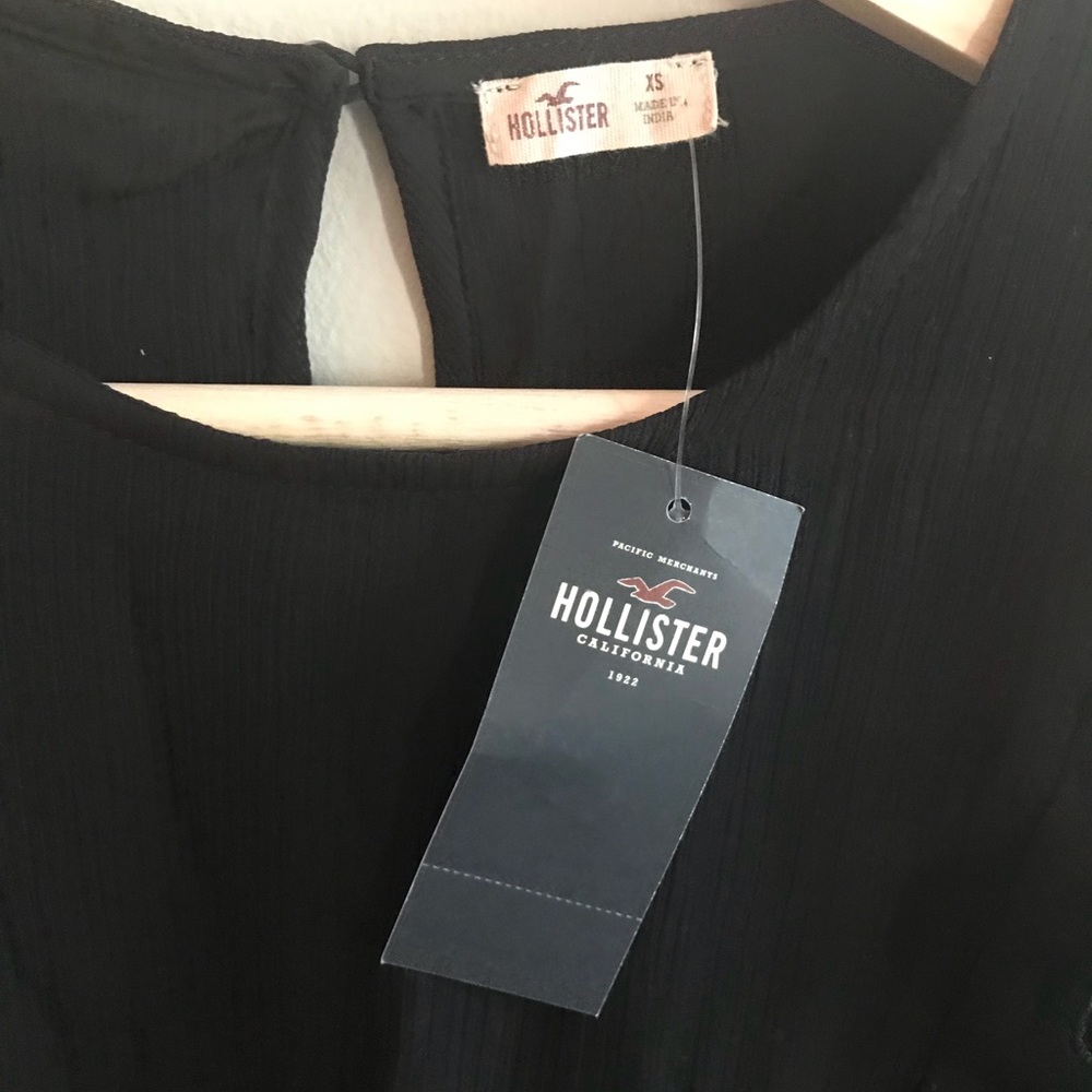 🎀NEW🎀HOLLISTER Cold Shoulder Boho Blouse - Picture 7 of 8
